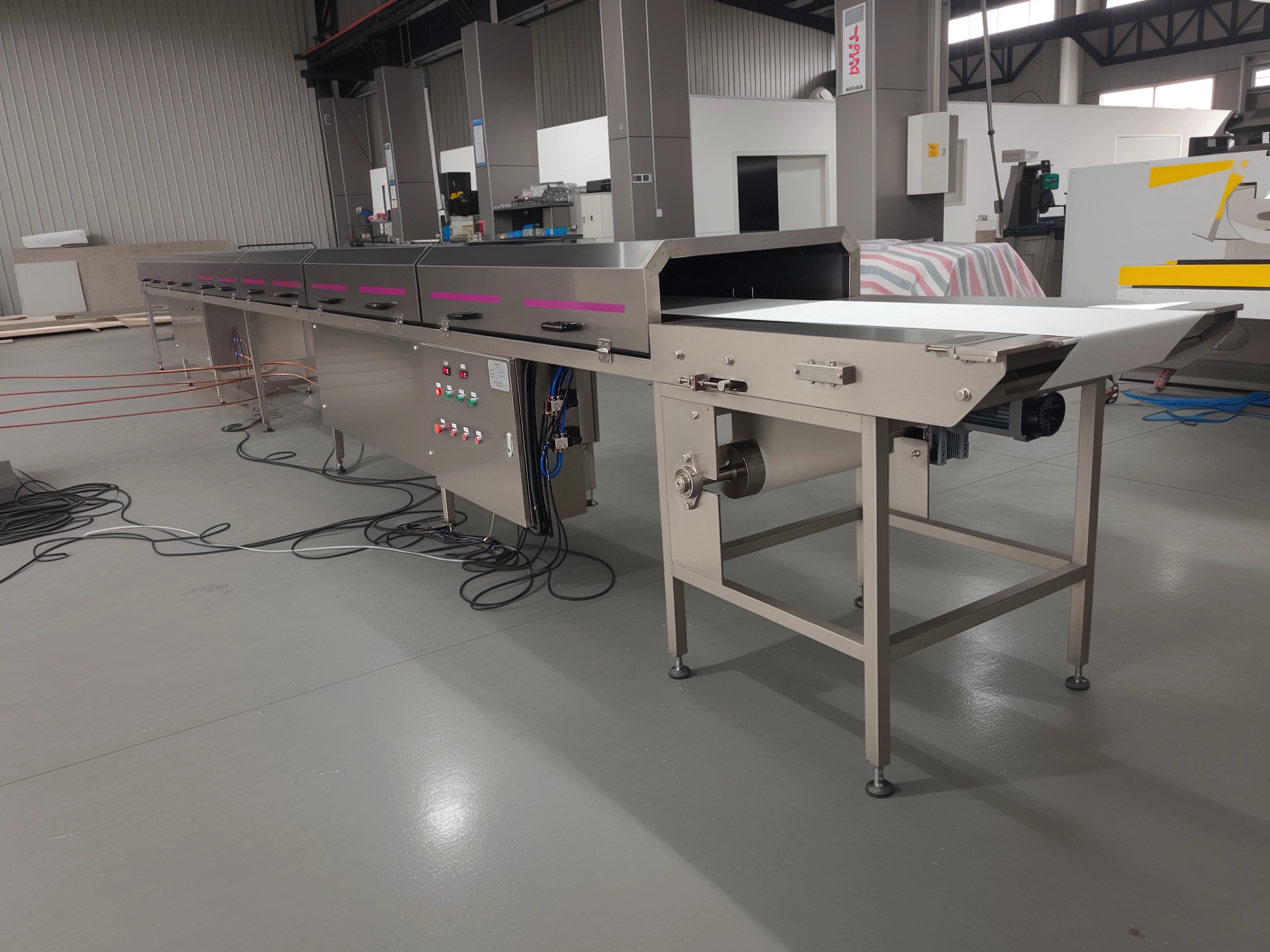 China Mini Cooling Tunnel for Chocolate Export to Russia Low Cost Cooling Tunnel