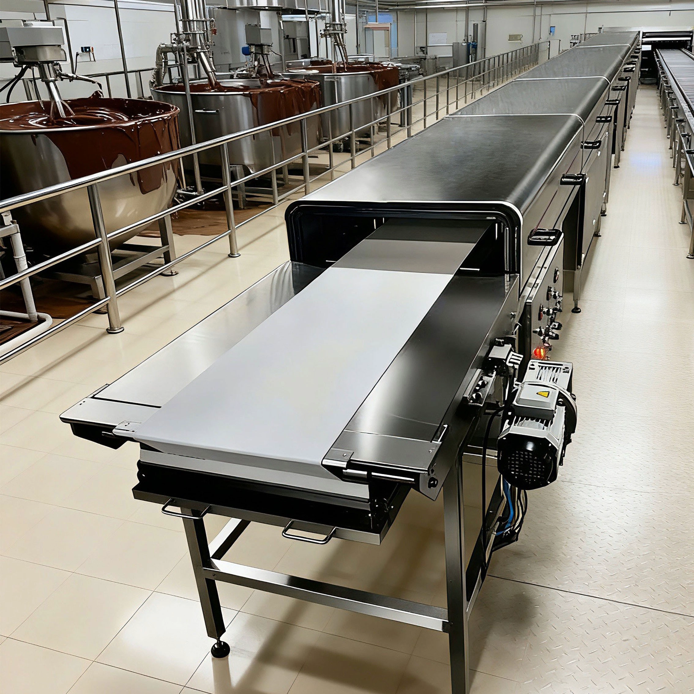 porcelana Fábrica de túneles de enfriamiento de chocolate de China fabricante
