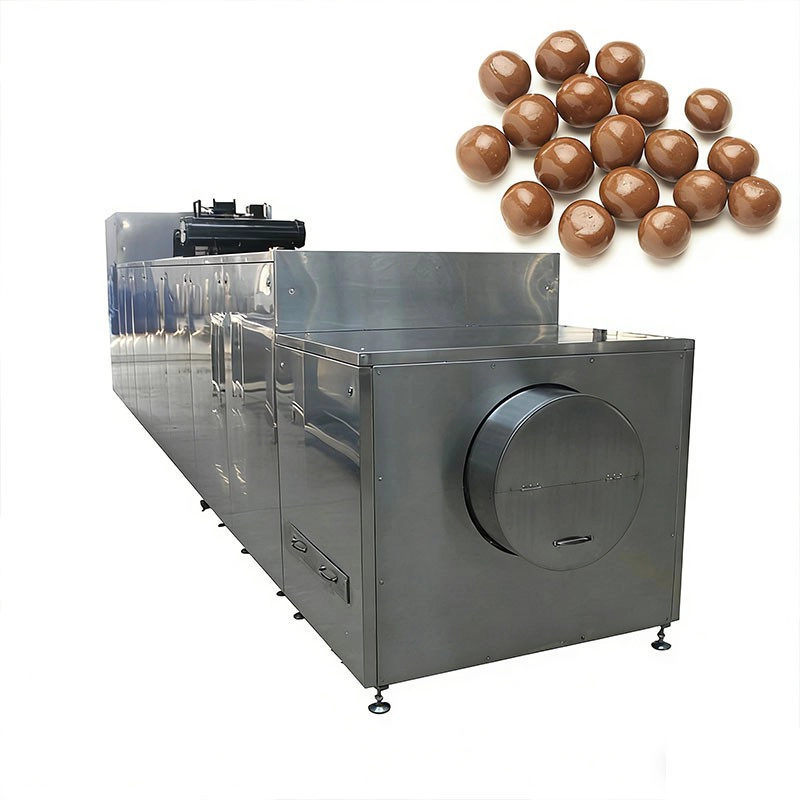 Máquina formadora de feijão de lentilha de chocolate na China com fábrica de túnel de resfriamento