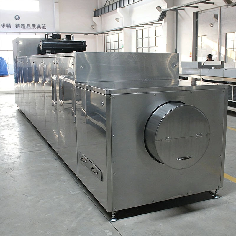 Máquina formadora de feijão de lentilha de chocolate na China com fábrica de túnel de resfriamento