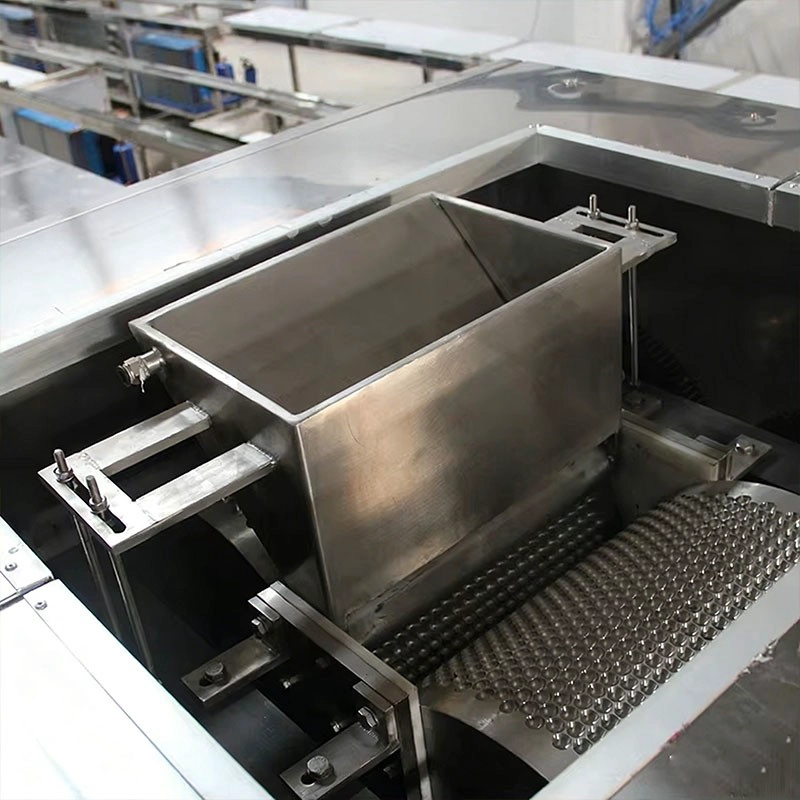 Máquina formadora de feijão de lentilha de chocolate na China com fábrica de túnel de resfriamento