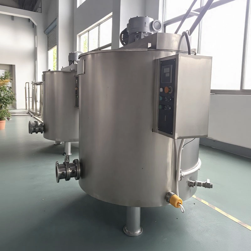 Usine de réservoirs de stockage de chocolat en Chine