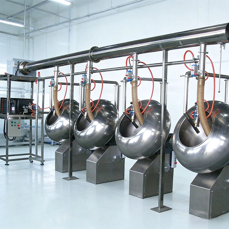 China Automatic Stainless Steel Chocolate Polishing Machine factory