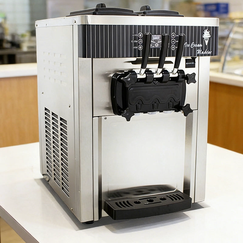 China China Commercial Ice Cream Making Machine Soft Serve Ice Cream Machine Factory manufacturer