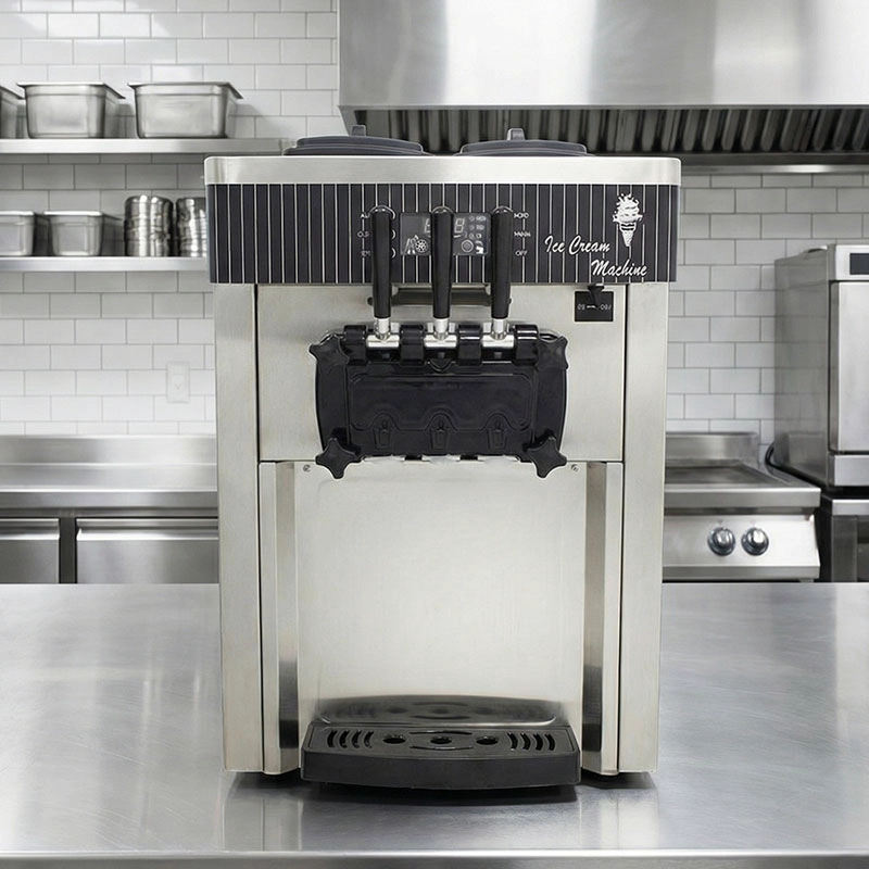 Fabbrica della Cina Macchina per la produzione di gelato commerciale, Macchina per gelato soft