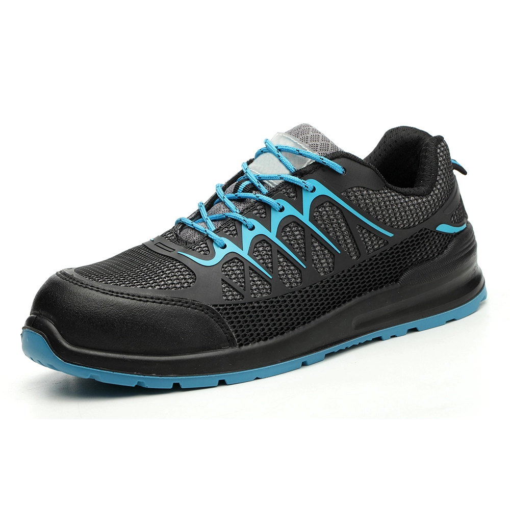 725 KPU Obermaterial Ölrutschfeste PU-Sohle Pannensichere Sicherheitssportschuhe Stahlkappe