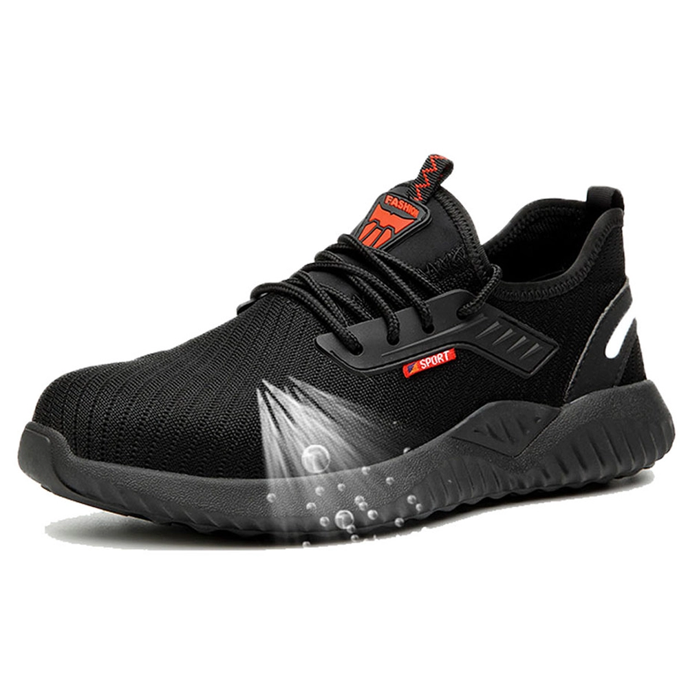 616 Anti slip steel toe puncture proof lightweight fashion sport safety shoes sneakers