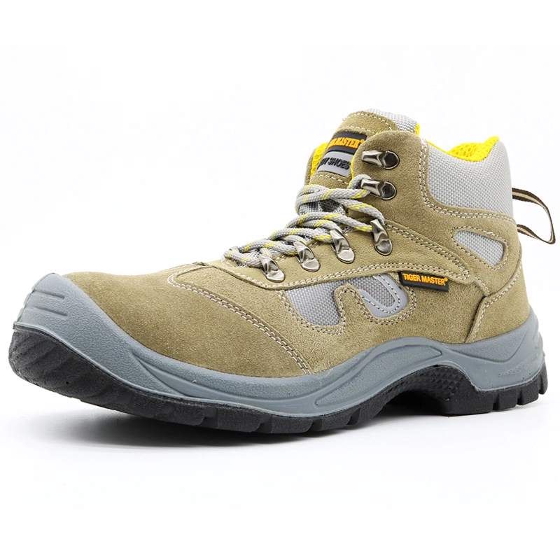 TM209 Tiger master anti-dérapant embout en acier à l'épreuve de l'huile plaque intermédiaire chaussures de sécurité sport bon marché