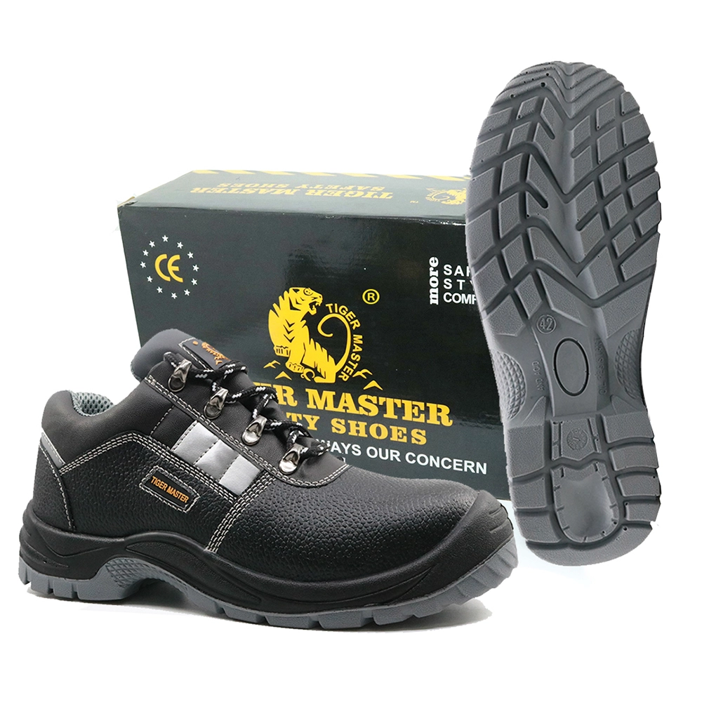 China TM004L CE EN345 S3 tiger master brand steel toe mid plate safety shoes industrial manufacturer TM004L CE EN345 S3 tiger master brand steel toe mid plate safety shoes industrial