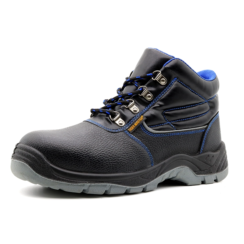 Cina TM088 Scarpe antinfortunistiche industriali con piastra centrale e punta in acciaio con suola antiscivolo Tiger Master in fabbrica produttore TM088 Scarpe antinfortunistiche industriali con piastra centrale e punta in acciaio con suola antiscivolo Tiger Master in fabbrica