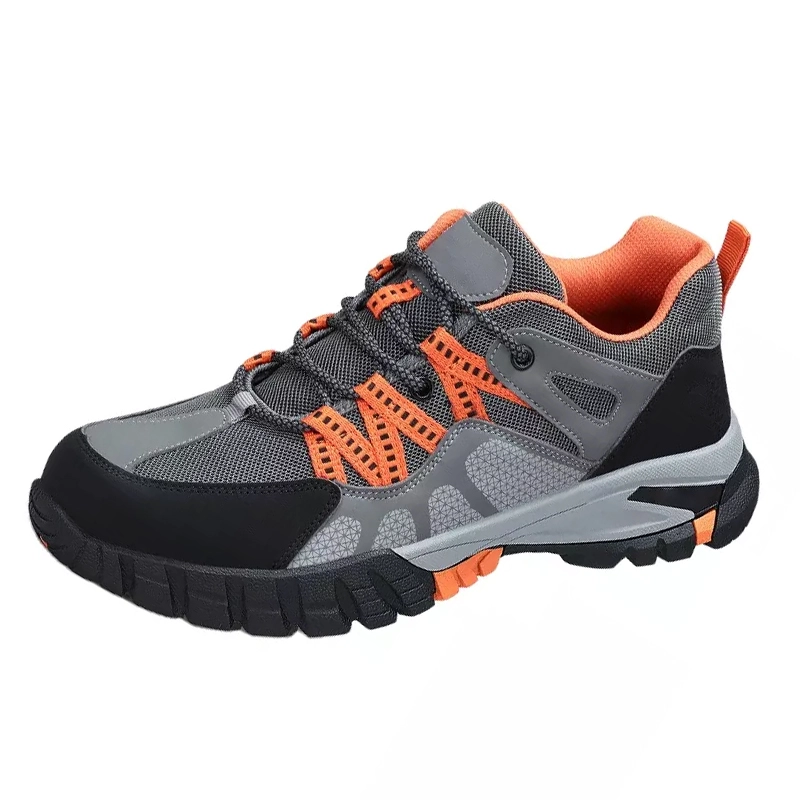 0264 Rutschfeste, ölbeständige, weiche Gummisohle, Stahlkappe, verhindert Durchstiche, Sicherheitssportschuhe für Herren