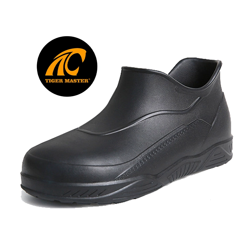 porcelana TM3115 Zapatos de chef de cocina EVA con punta de acero impermeables antideslizantes y tobillo alto seguridad fabricante TM3115 Zapatos de chef de cocina EVA con punta de acero impermeables antideslizantes y tobillo alto seguridad