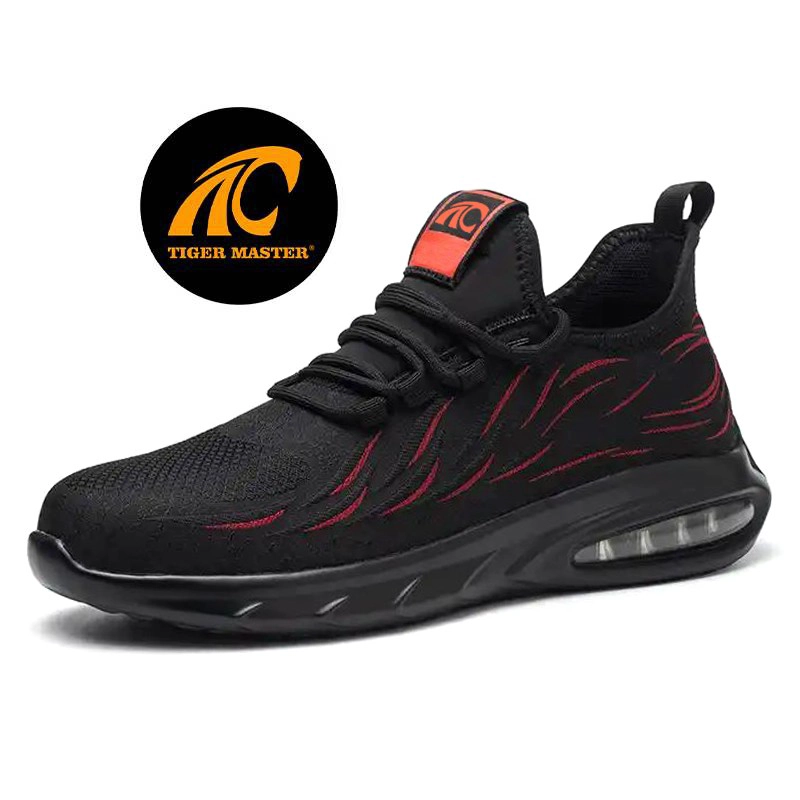 TM3143 Luftgepolsterter, leichter Herren-Sneaker-Sicherheitsschuh mit Stahlkappe