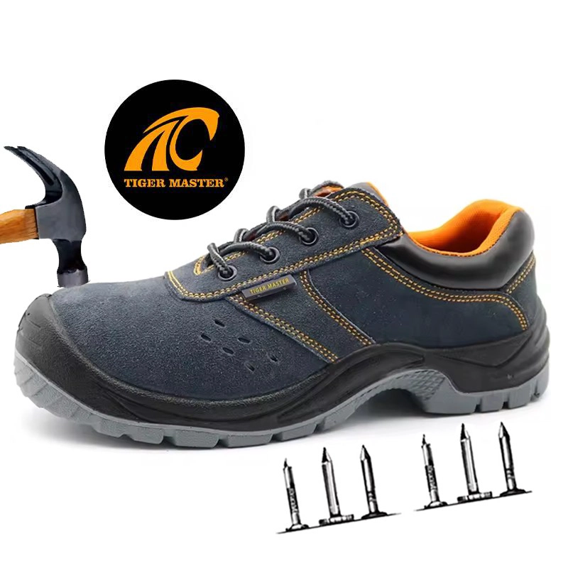 China TM206 Rutschfeste, pannensichere Sportarbeitsschuhe aus Wildleder mit Stahlkappe Hersteller TM206 Rutschfeste, pannensichere Sportarbeitsschuhe aus Wildleder mit Stahlkappe