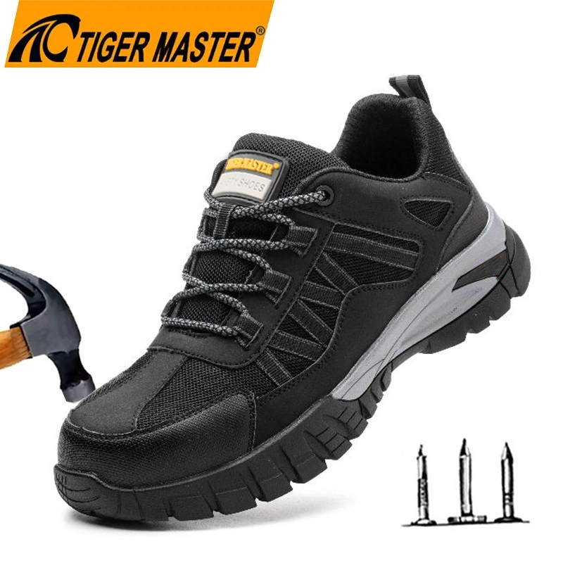 TM3476 CE Aço Toe À Prova de Punção Mineração Trabalho Sapatos de Segurança Sola de Borracha Antiderrapante