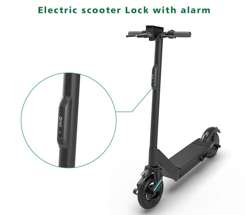 electric scooter lock with alarm