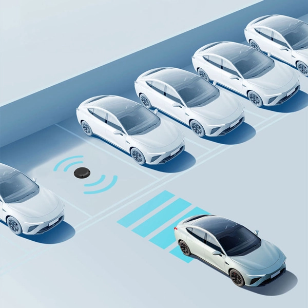 Sensor de estacionamento geomagnético com radar de estacionamento