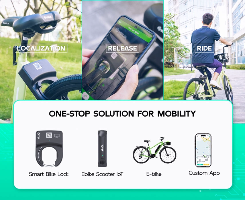 electric bike lock system