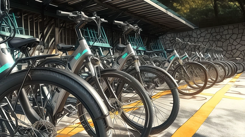 electric bike lock system