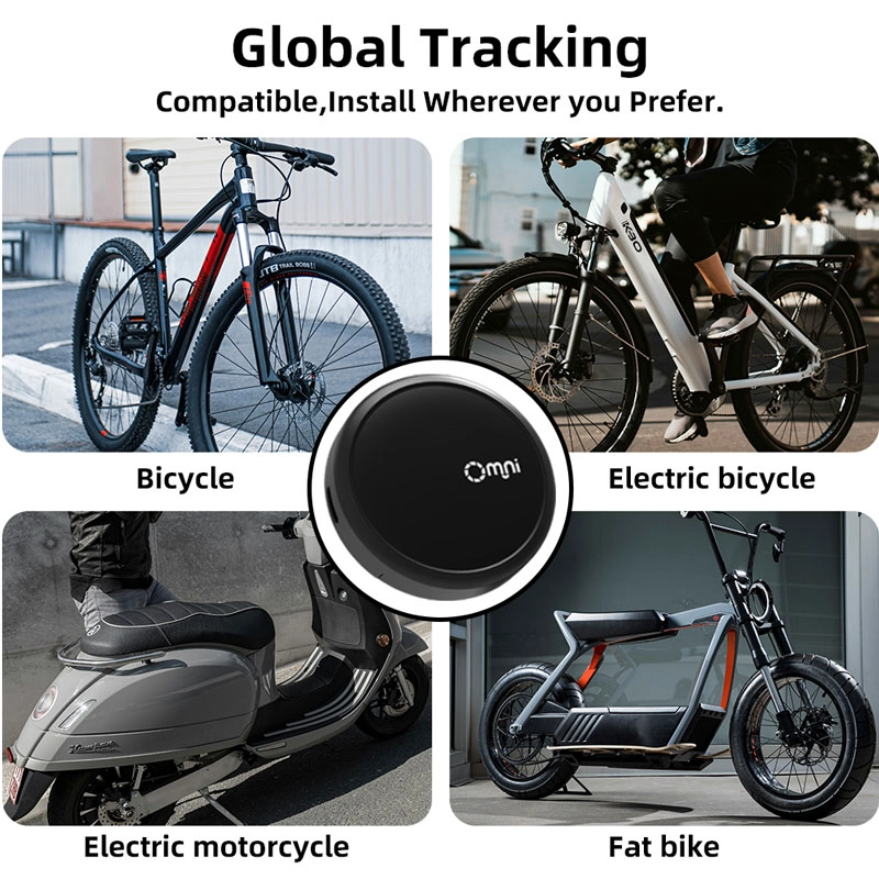 Funktioniert weltweit als Mini-Bike-Tracker für E-Bikes