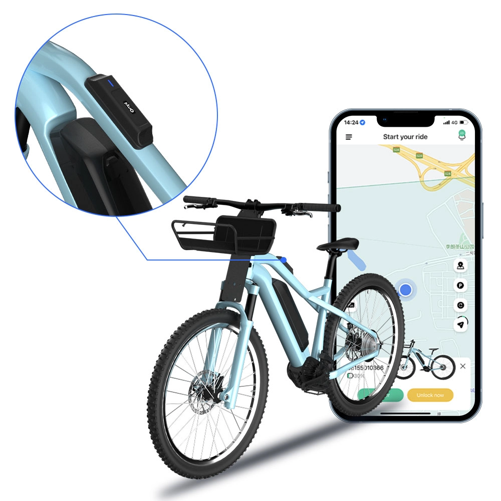 M151 Smart Anti-roubo E-bikes Solution GPS Tracking com função Ebike APP por dispositivo IoT