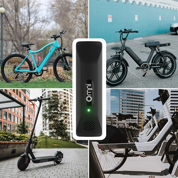 Escooter IoT-apparaat met positionerings- en diefstalbeschermingstechnologie