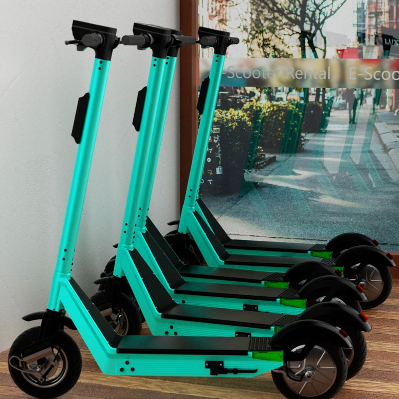 QR System with Scooter GPS tracker by IoT Device for Escooters