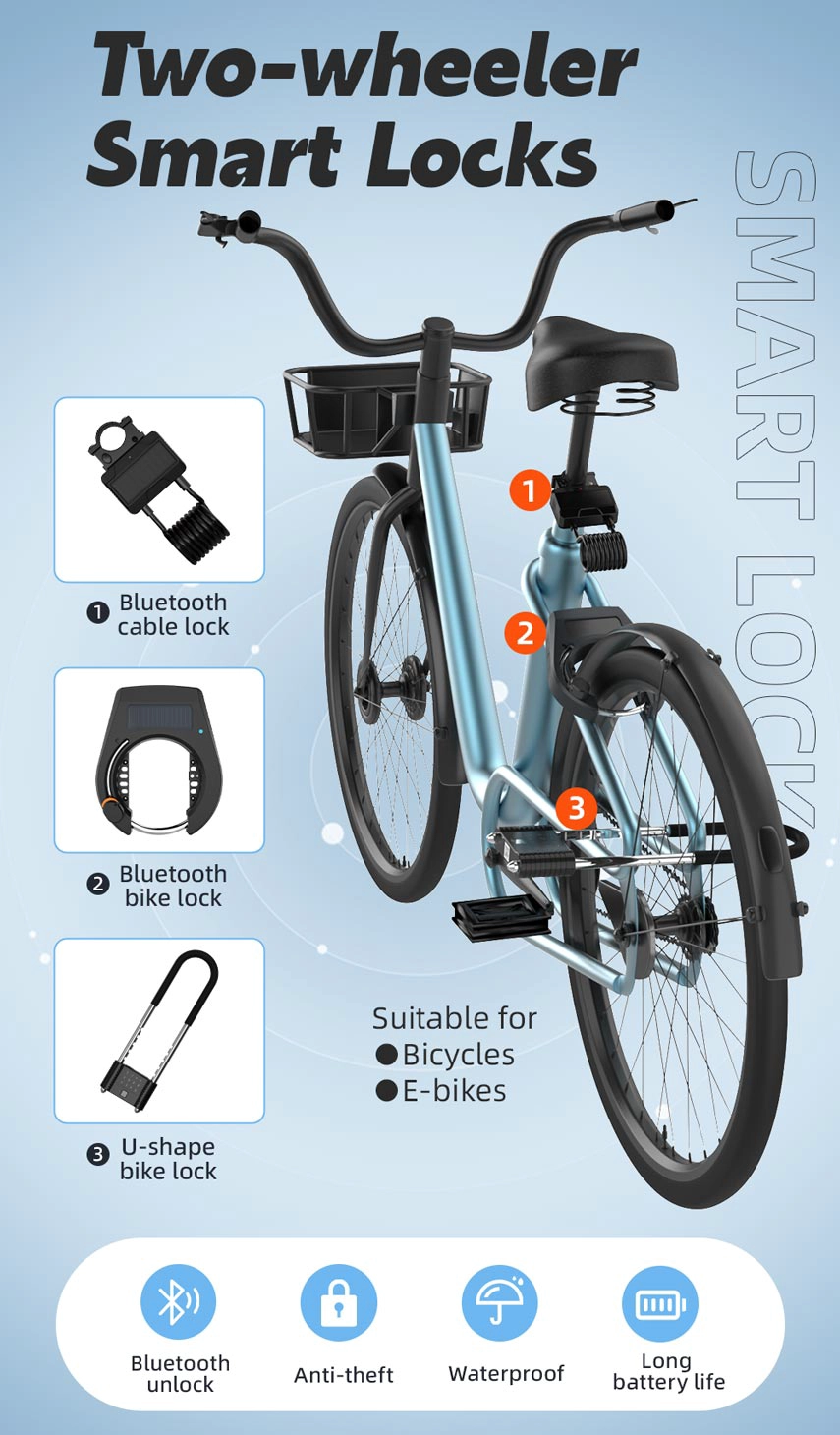 keyless bike lock