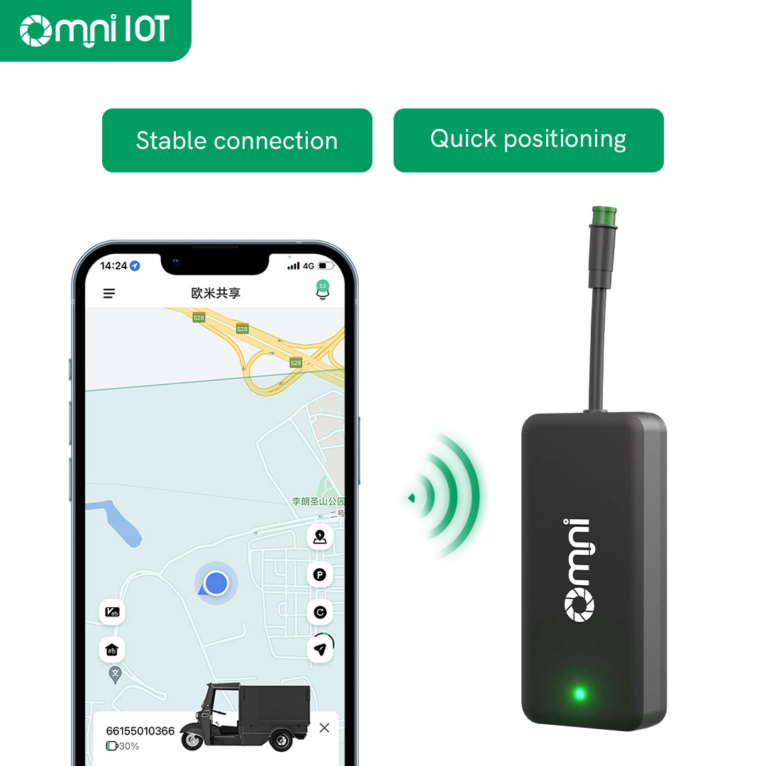 Automatische Entsperrung des GPS-Standort-Trackers für elektrische Lastenfahrräder zur Lieferung