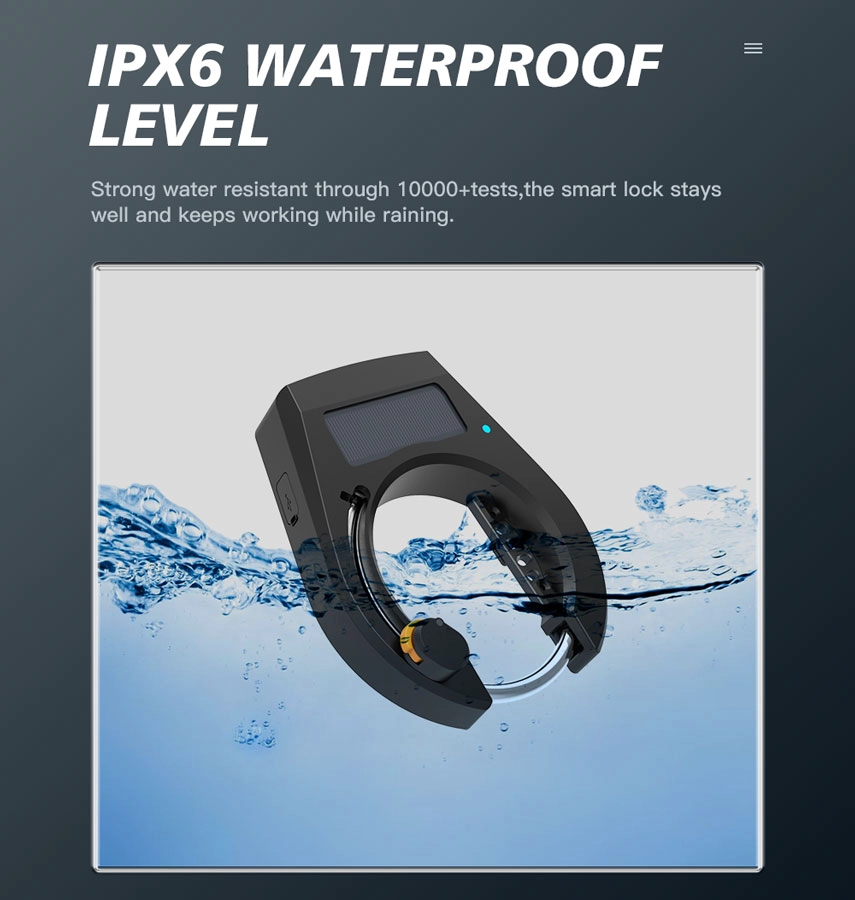 ebike lock with alarm