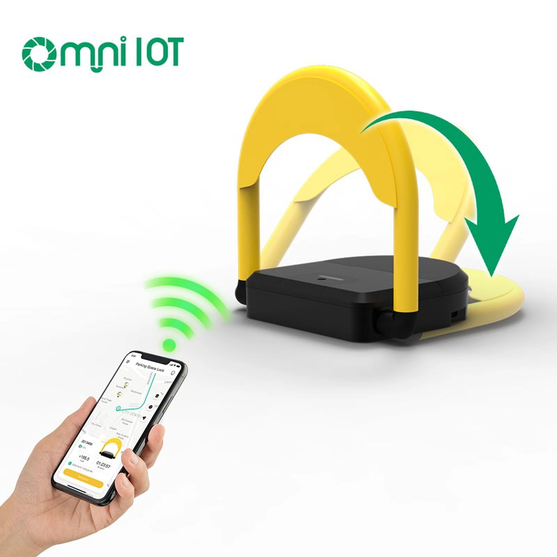 Lock de estacionamento de controle remoto com conectividade 4G