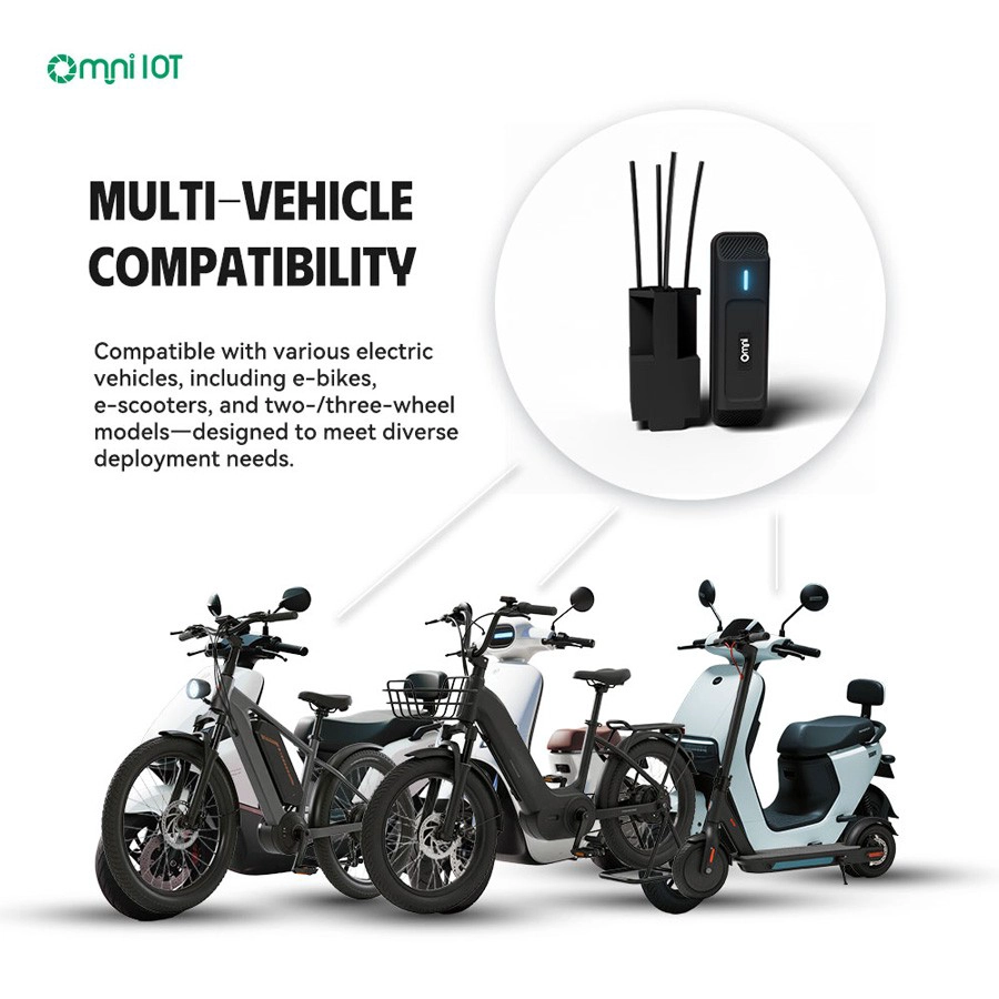 OMNI IoT GPS Tracker et relais pour les deux-roues intelligents