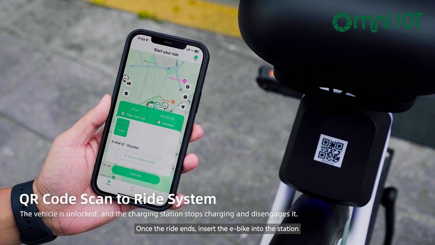e-bike charging station