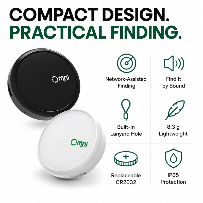 Mini Localizzatore OMNI per effetti personali Veicoli a due ruote