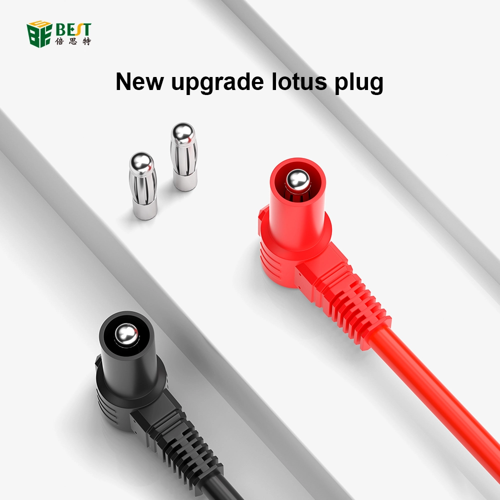 BST-020-JP multimeter superconducting fine-pointed meter multimeter pen line extra-sharp steel needle anti-scalding antifreeze silicone wire 20A high current alloy steel meter needle extra-sharp replaceable head