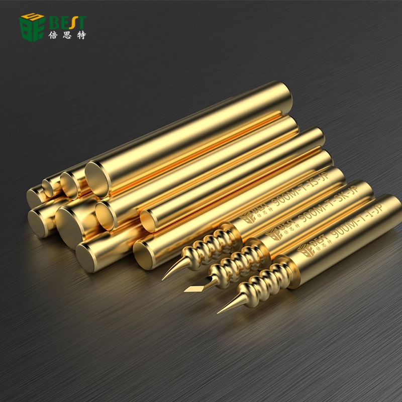900M-T-JP boutique welding head 936 series welding head Baota type 936 welding head special bronze material internal heat constant temperature tip elbow cutter head welding 3-piece set