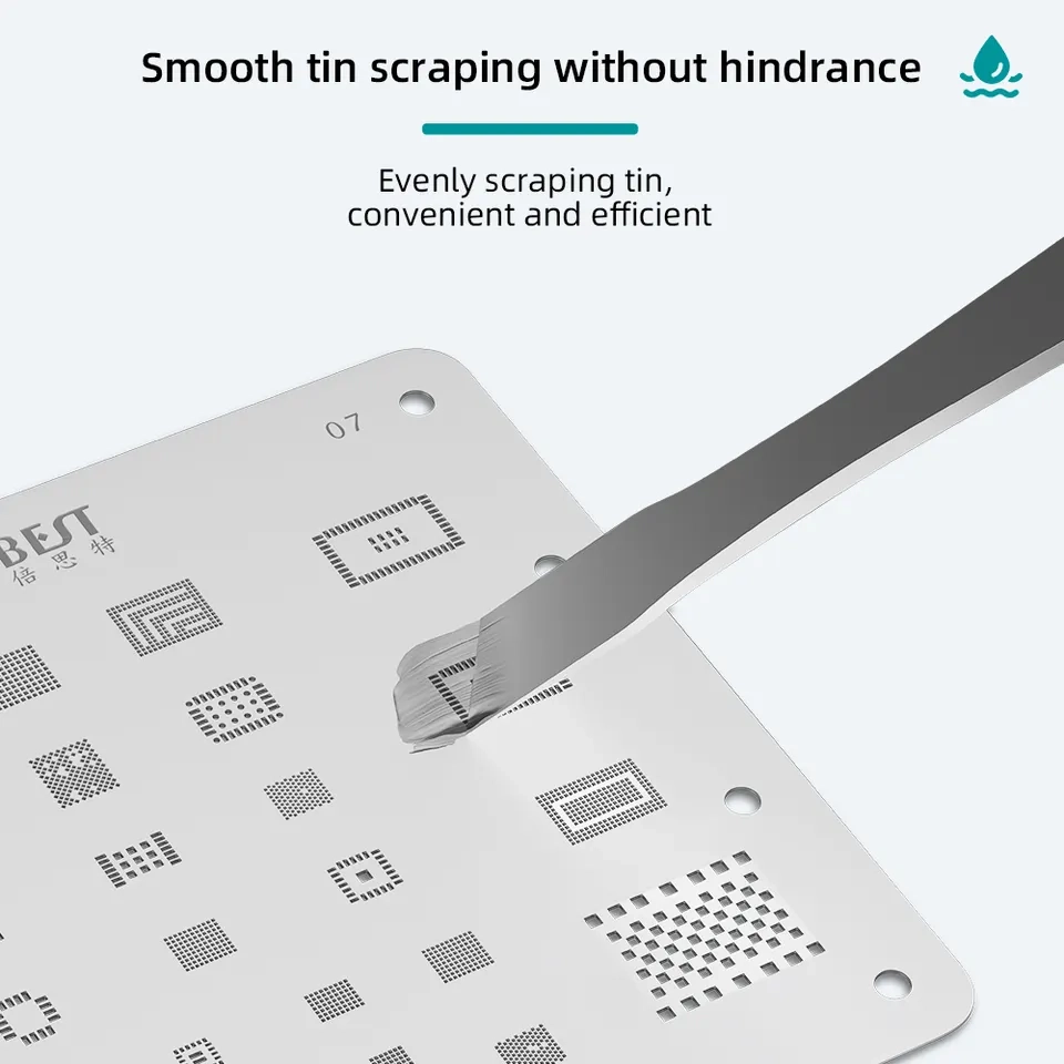 Grattoir en étain anti-magnétique, outil d'ouverture de levier de spudger en métal pour téléphone portable, ordinateur portable et tablette, meilleur outil BST-75