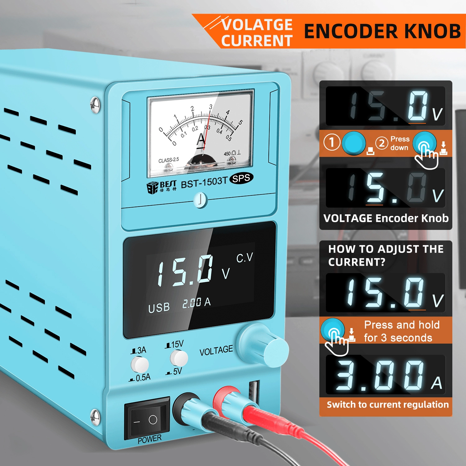 15V 3A DC Power Supply China Factory, Bench Lab Power Supply Manufactuer, Wholesaler DC Power Supply Suppliers