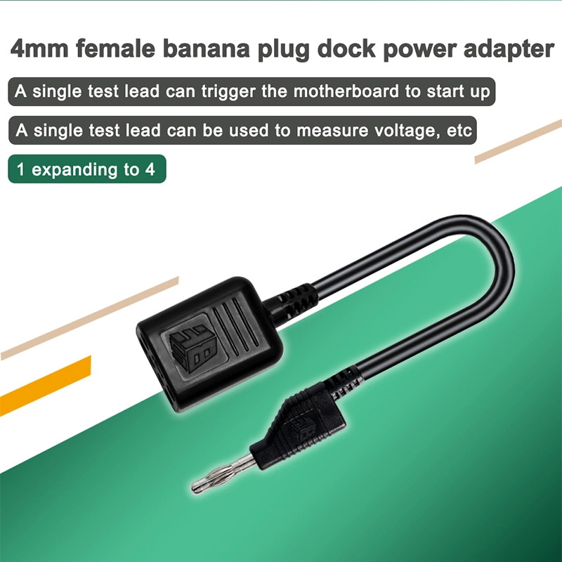 Multimeter Test Leads Kit with Stackable Banana Plug and Expansion Dock, BestTool BST-090-JP