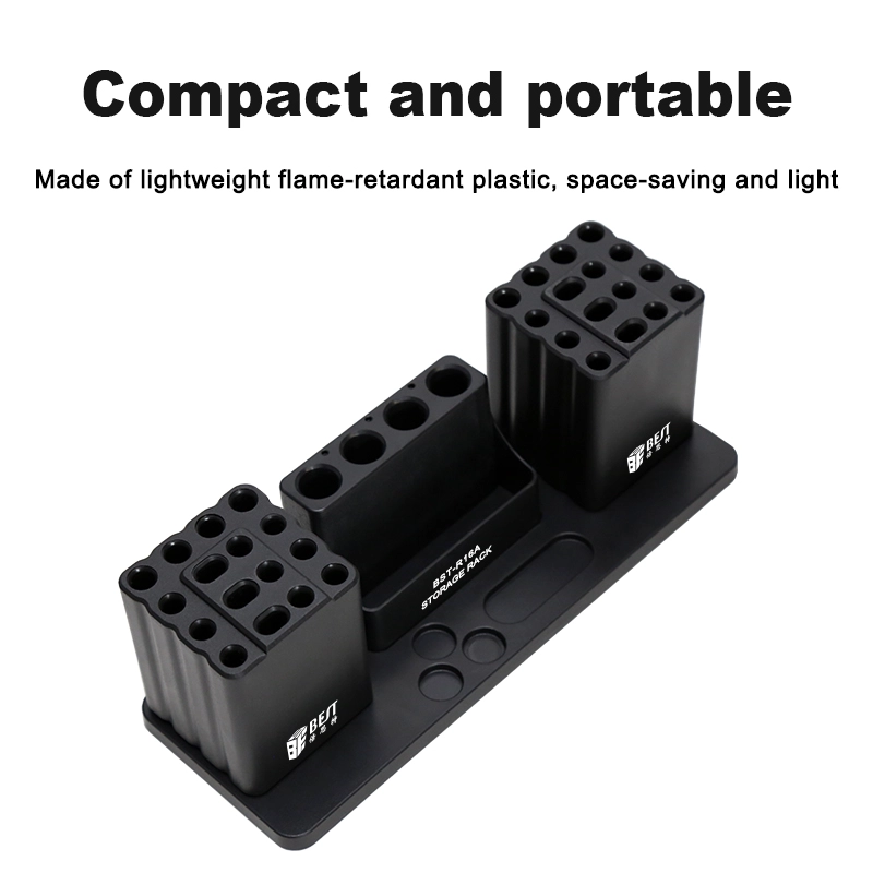 Storage Rack for Soldering tipds, screwdrivers, handheld tools, combination type tool box, Besttool BST-R16A