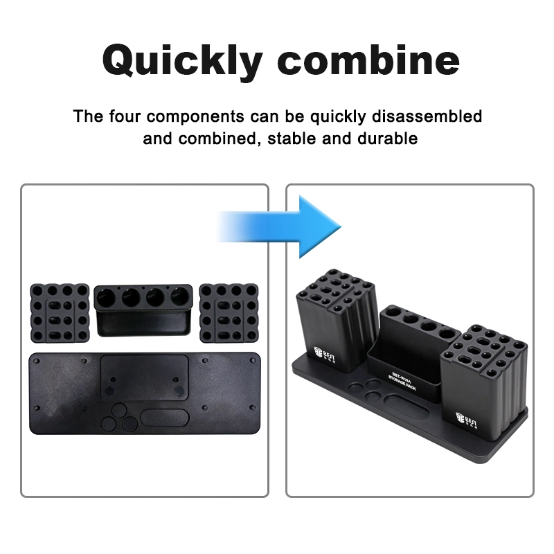 Storage Rack for Soldering tipds, screwdrivers, handheld tools, combination type tool box, Besttool BST-R16A