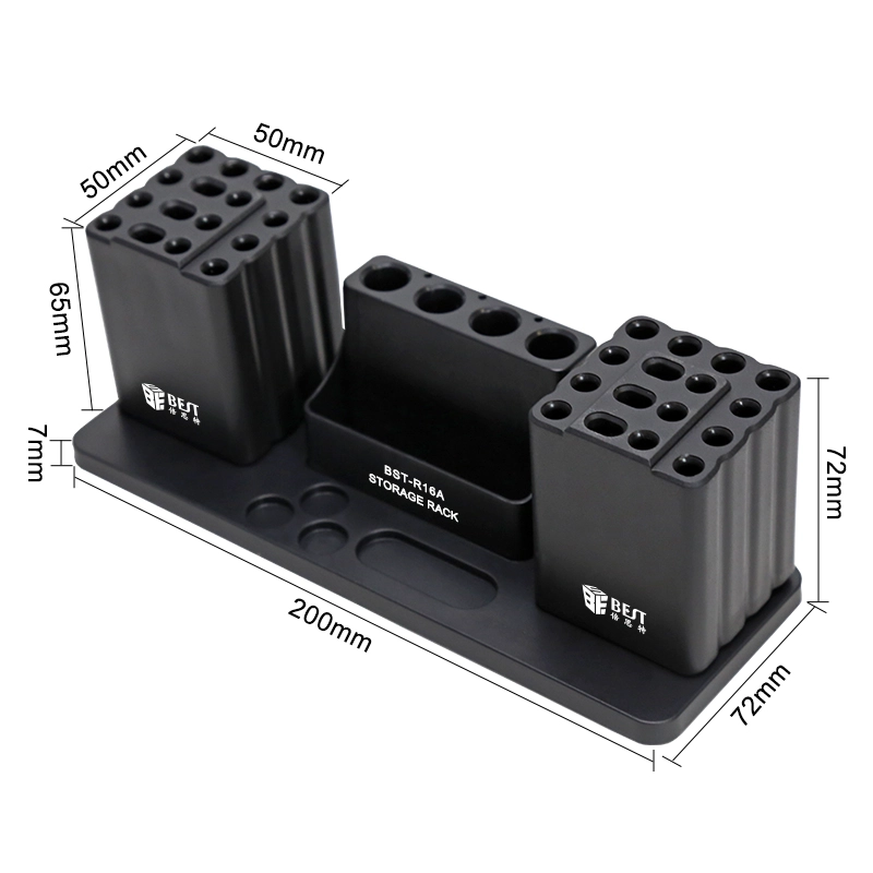 Storage Rack for Soldering tipds, screwdrivers, handheld tools, combination type tool box, Besttool BST-R16A