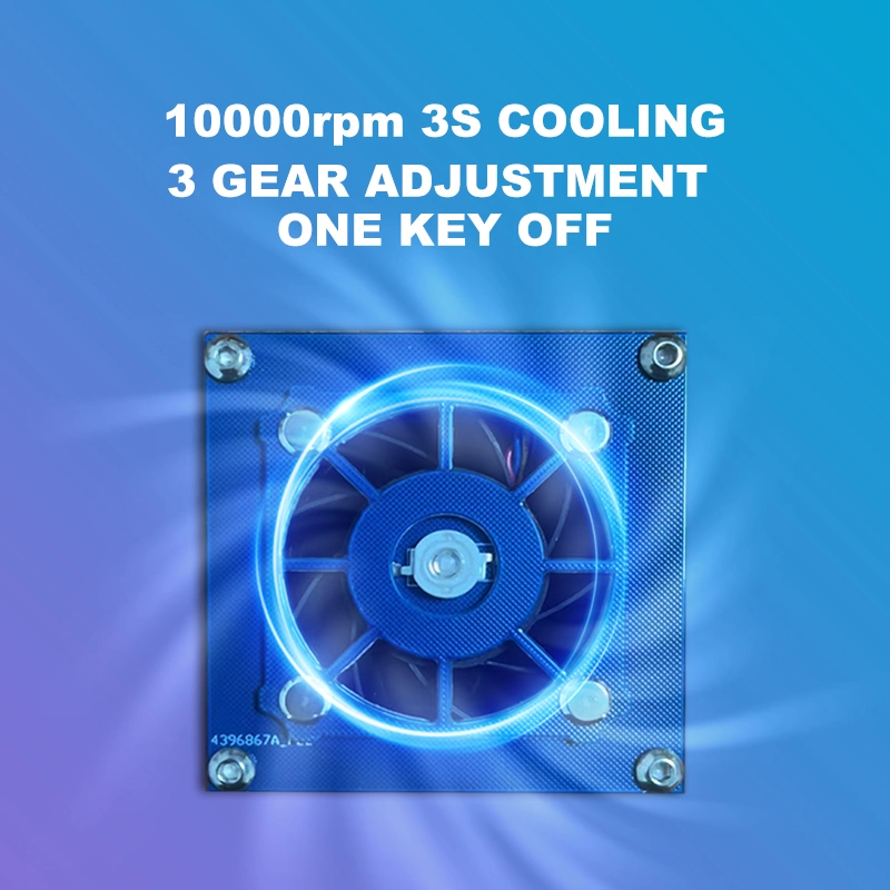 UV Curing Fan with 5w UV Curing lamp, 10000rpm Fan and 1200mAH Battery, BestTool, VBEST, VBST-491