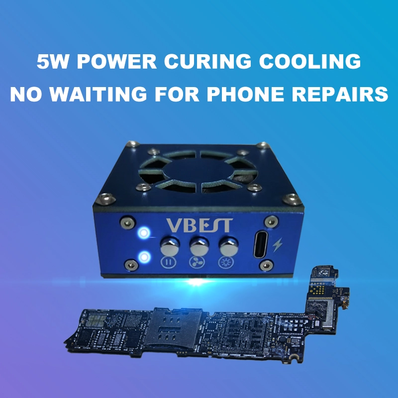UV Curing Fan with 5w UV Curing lamp, 10000rpm Fan and 1200mAH Battery, BestTool, VBEST, VBST-491