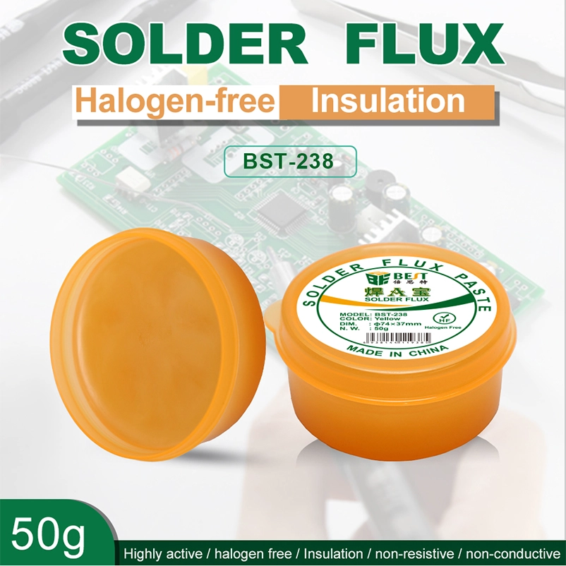 Hochwertige Fabrik für halogenfreie Lötflussmittelpasten, Großhandel mit Isolierlötflussmitteln, Hersteller von besten Lötwerkzeugen