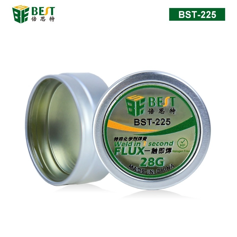 China-Fabrik für Lötflussmittel vom Typ Kolophonium, Hersteller von Schweißflussmitteln, Großhändler für Lötflussmittel, bester Werkzeuglieferant, BST-225