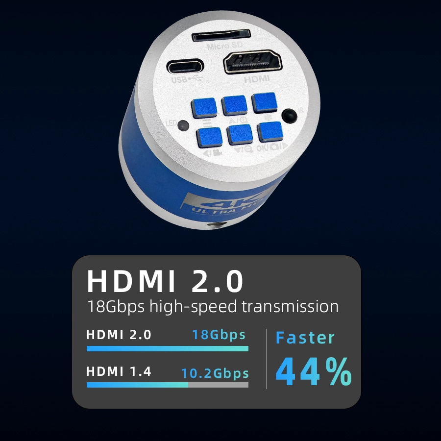 顕微鏡カメラチャイナファクトリー、HDMI 4K顕微鏡カメラメーカーディストリビューター、BST-4K