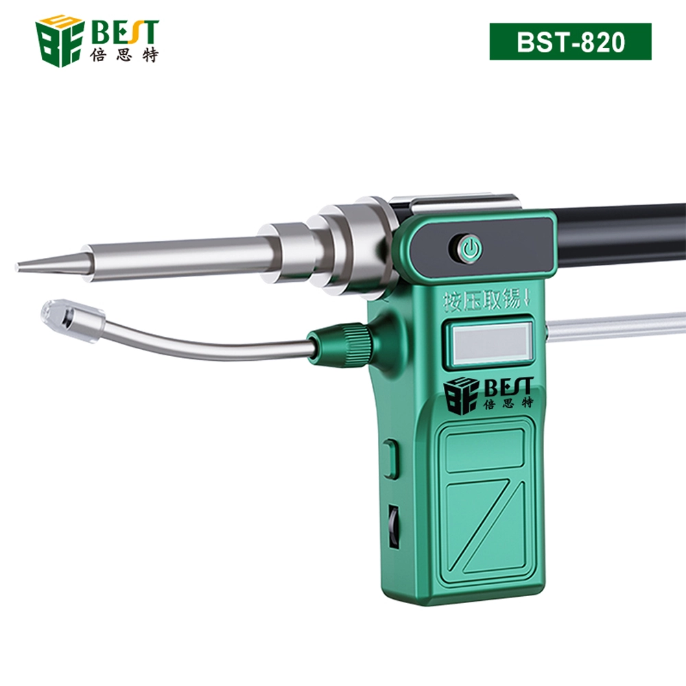 China Factory Electric Tin Wire Pusher One-Handed Soldering Efficiency Repair Tools Supplier BST-820