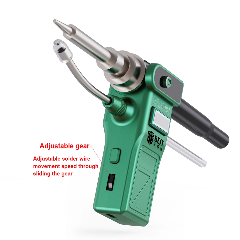 China Factory Electric Tin Wire Pusher One-Handed Soldering Efficiency Repair Tools Supplier BST-820