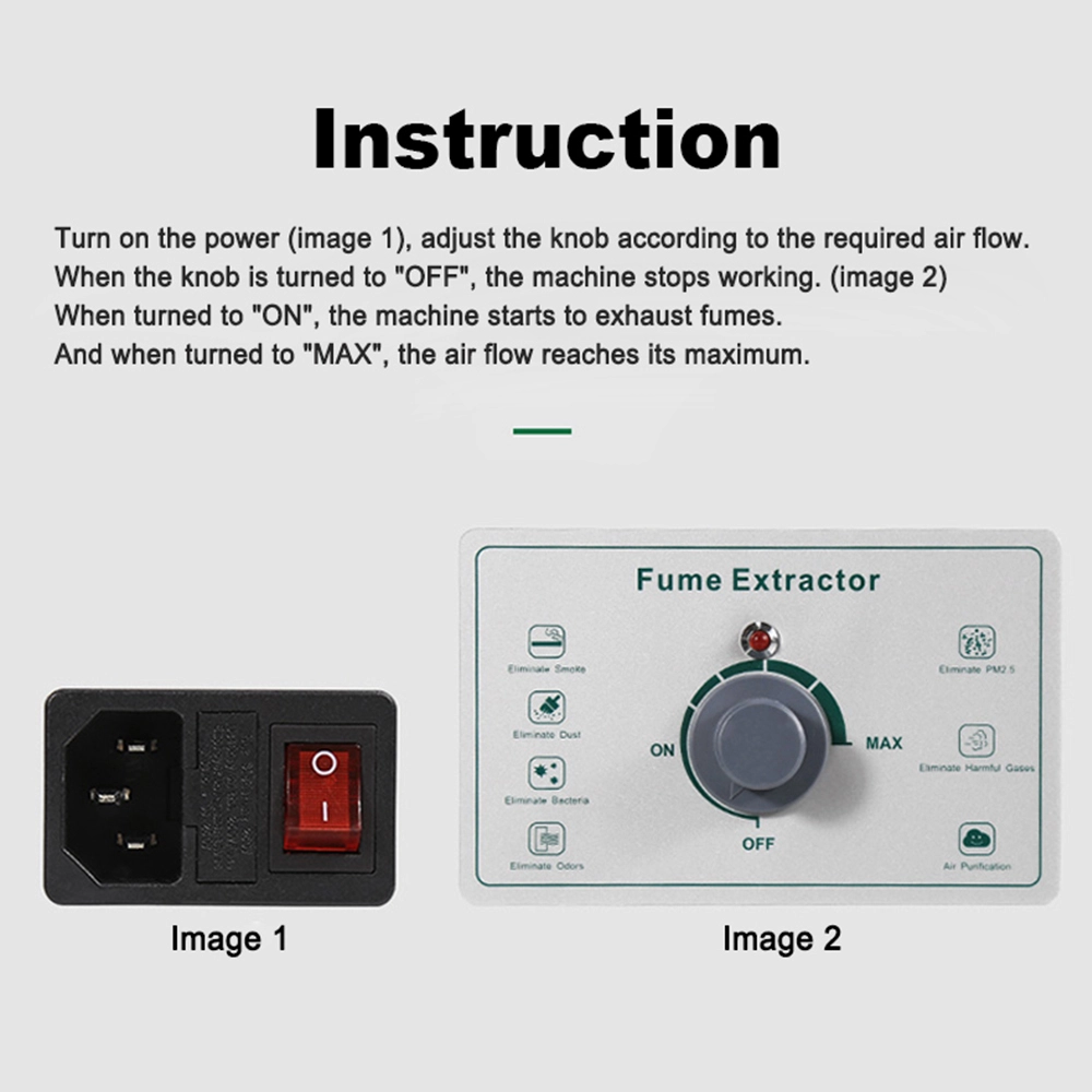 China Factory Dual-tube Design Fume Extractor Soldering Fume Purification Repair Tools Supplier BST-498